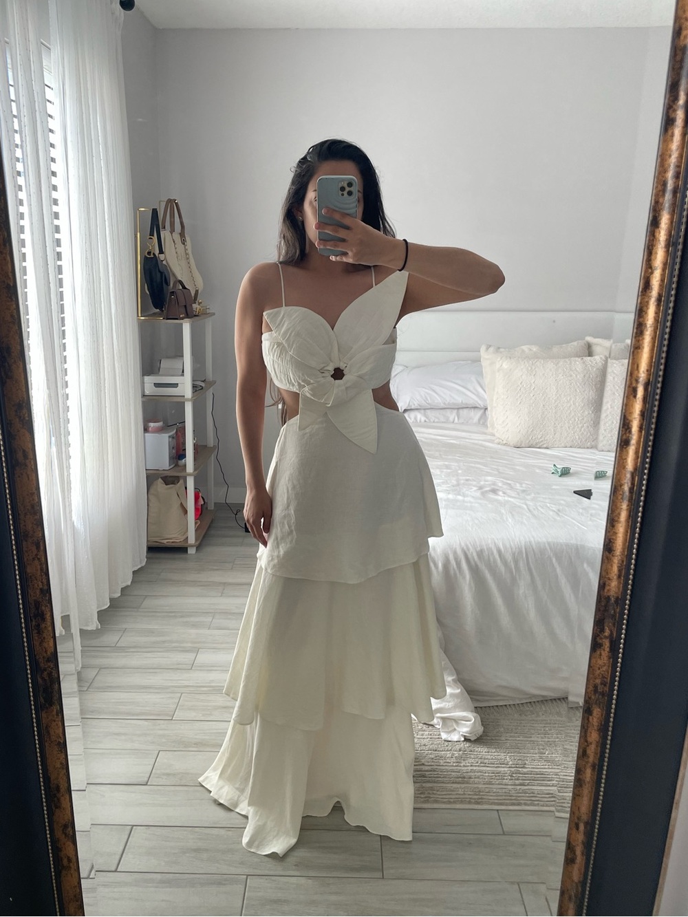 FARM Rio Off-White Flower Maxi Dress - Picture 6 of 8